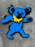 Custom Hand-Carved Grateful Dead Dancing Bear Wall Art