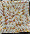 Daydream Quilt made from vintage fabric scraps from 1960's-1970's